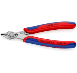 Precizinės elektronikos kirpimo replės 125mm KNIPEX