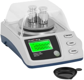 Precizinės Laboratorinės Svarstyklės Su Apsauginiu Dangteliu 0,1-120 G / 0,005 G