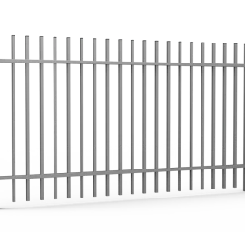 Vertikalios metalinės tvoros