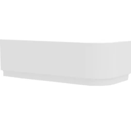 Priekinė apdailos plokštė A Chrome 170x105 K, sniego baltumo
