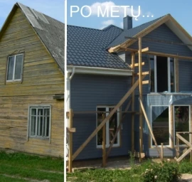 Gyvenamųjų namų rekonstrukcijos projektai
