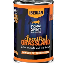 PRIMAL Iberian Ancestral Grassland konservas šunims 400g (6), PRIMD060007812