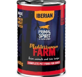 PRIMAL Iberian Mediterranean Farm konservas šunims 400g (6), PRIMD060007512