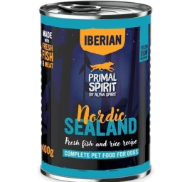 PRIMAL Iberian Nordic Sealan konservas šunims 400g (6), PRIMD060007612