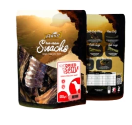 PRINCE skanėstai šunims Džiovinta galvijų oda 500g