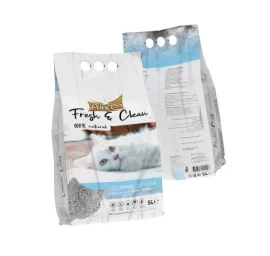 PRINCESS Fresh &amp; Clean – kraikas katėms iš baltojo molio, pudros kvapo, 5l
