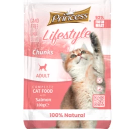 PRINCESS Lifestyle šlapias ėdalas katėms su lašiša 100g