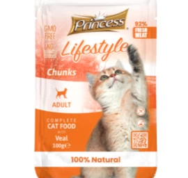 PRINCESS Lifestyle šlapias ėdalas katėms su veršiena 100g