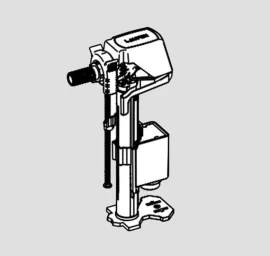 Pripildymo mechanizmas LAUFEN (šoniniam vandens pajung.) H8910580000001