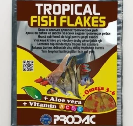 PRODAC TROPICAL FISH FLAKES dribsniai tropinėms žuvims 12g (24), TROP12.02