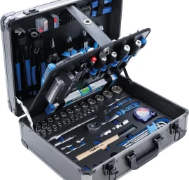 Profesionalus įrankių rinkinys aliminiame lagamine | 149 vnt. (15501)