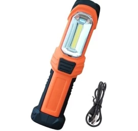Prožektorius darbui COB(3W)+LED 1W (įkraun.)(be įkroviklio)