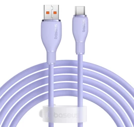 Pudingas Usb-a Usb-c 100w Kabelis 2 M - Violetinis