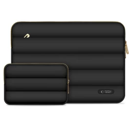 Puffy Krepšys Nešiojamajam Kompiuteriui 15-16'' + Priedų Dėklas - Juodas