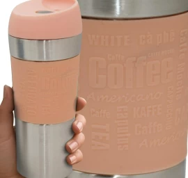 Puikus Namų Apyvokos Reikmenų Terminis Turizmo Puodelis 350l - Rožinis