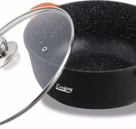Puodas aliuminio su keramikos danga 2.3L 20x8.5cm HR-SCO-A0320A HEINNER