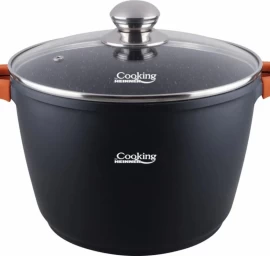 Puodas aliuminio su keramikos danga 6.3L 24x16.5cm HR-SCO-A0624A HEINNER