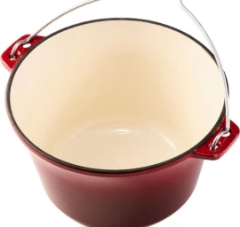 Puodas be dangčio emaliuotas ketaus 3L 22x13cm HR-HYCC-22P HEINNER