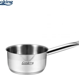 Puodas be dangčio nerūdijančio plieno su teflono danga 1L 14x7cm HR-RW-1C HEINNER