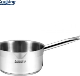 Puodas be dangčio nerūdijančio plieno su teflono danga 3L 20x10cm HR-RW-3C HEINNER