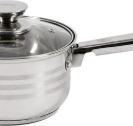 Puodas nerūdijančio plieno su teflono danga 1.9L 16x9.5cm HR-HJ-019 HEINNER