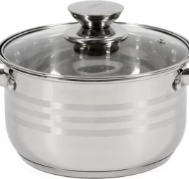 Puodas nerūdijančio plieno su teflono danga 2.5L 18x10.5cm HR-HJ-025 HEINNER