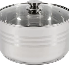 Puodas nerūdijančio plieno su teflono danga 7L 26x14.5cm HR-HJ-07 HEINNER