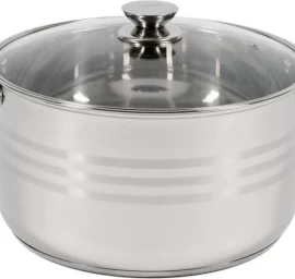 Puodas nerūdijančio plieno su teflono danga 9L 28x15.5cm HR-HJ-09 HEINNER
