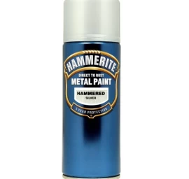 Purškiami apsauginiai metalo dažai HAMMERITE Smooth, 400ml sidabrinė sp.