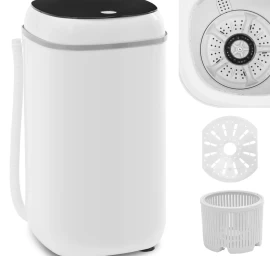 Pusiau Automatinė Mini Skalbyklė Su Sukimo Ciklu 4,5 Kg 260 W