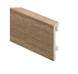 PVC grindjuostė BRAVO 80, 2400x80x16 Aria Oak sp.
