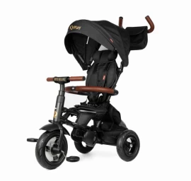qplay Triratis rito Deluxe Guminis Juodas