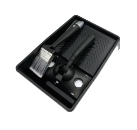 QPT Terrace Finishing Kit: teptukas, aplikatorius ir plastikinė vonelė tolygiai medienos apdailai