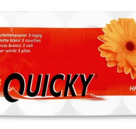 Quicky, Presuotas Tualetinis Popierius, 8 Ritinėliai (vokietijos Gaminys).