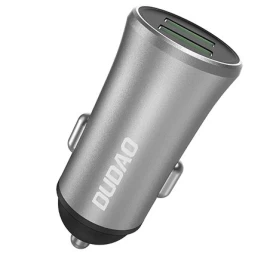R6s Išmanusis Automobilinis įkroviklis 2x Usb 3.4a Sidabrinės Spalvos