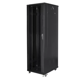 Rack 19 42u 600x1000 Mm Juodos Spalvos Stovo Spinta Ff01-6042-12b