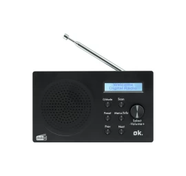 Radijas OK. ORD 101BT-B-2, DAB+, FM, Bluetooth, (Ekspozicinė prekė)