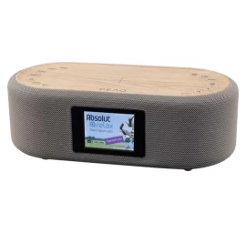 Radijo Imtuvas/Žadintuvas Peaq PCR 120BT-W-1, Pilka/ Ruda (Ekspozicinė prekė)