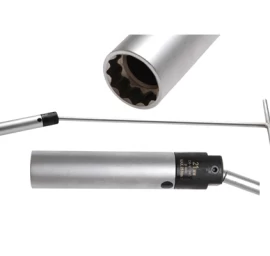 Raktas žvakėms, ribotas sukimo momentas iki 27Nm, 21mm, 550 mm, 12-kamp (147)
