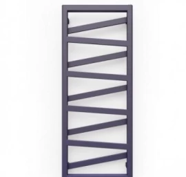 Rankšluosčių džiovintuvas gyvatukas Terma Wind 75x40 cm, juodas