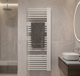Rankšluosčių džiovintuvas Očenašek BNL 50x130 cm, baltas, kairė BNL5001300W-L