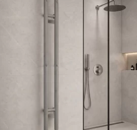 Rankšluosčių džiovintuvas Očenašek 2TT 130x1300 mm, 4 kabliukai, sp. Silk grey RAL7044