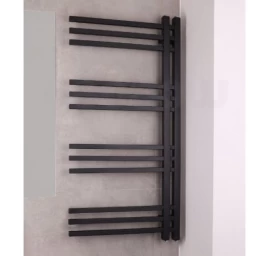 Rankšluosčių džiovintuvas WOBBEE Flint 50x100 cm, juodas