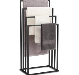 Rankšluosčių Laikiklis 4 Pakopos - Juodas