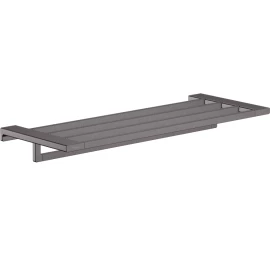 Rankšluosčių laikiklis su padėklu AddStoris, brushed black chrome, 41751340