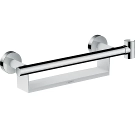 Ranktūris su lentynėle ir dušo laikikliu Hansgrohe Unica Comfort