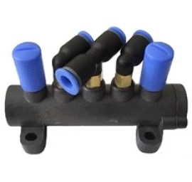 Ratų montavimo staklių complete 5-way valve [t-union]. Atsarginė dalis