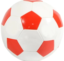 Raudonai Baltas Futbolo Kamuolys Enero R.5