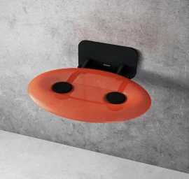 Ravak Dušo sėdynė Ovo P II, orange/juoda, B8F0000058