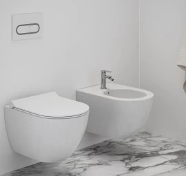Ravak Eleganta Bidė maišytuvas 130 mm be dugno vožtuvo, Chrome X070215
